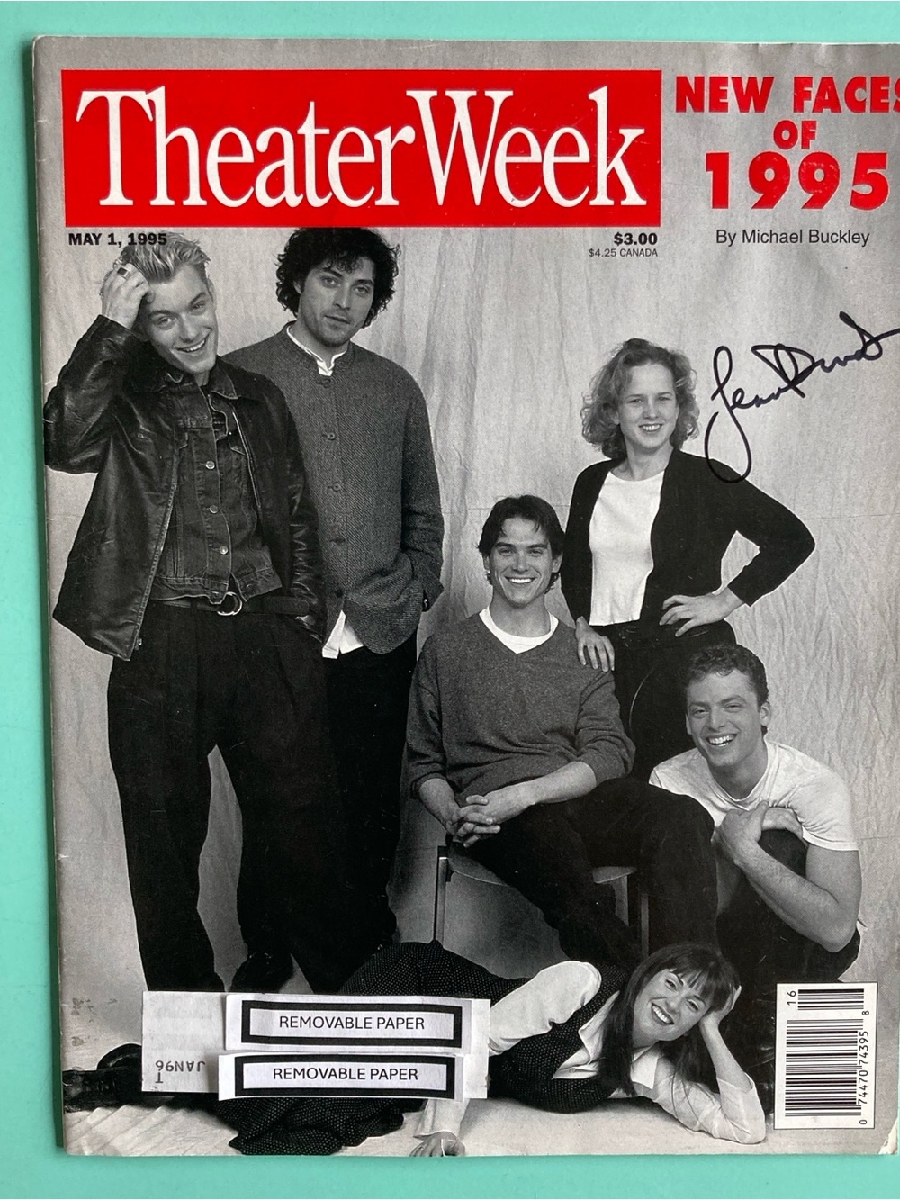 Jennifer Dundas Signed Theater Week Magazine May 1 1995 New Faces of 94 Broadway